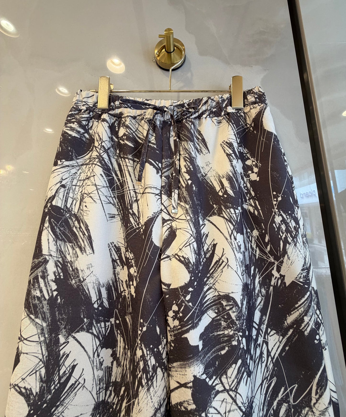 ［ma couleur］ペイント模様のワイドパンツ