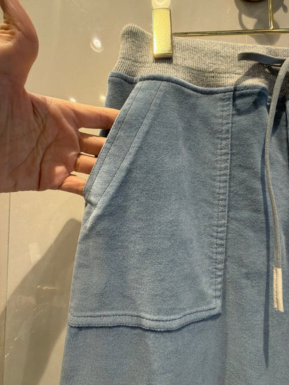［BLUE FRONCE］リブウエスト コーデュロイワイドパンツ