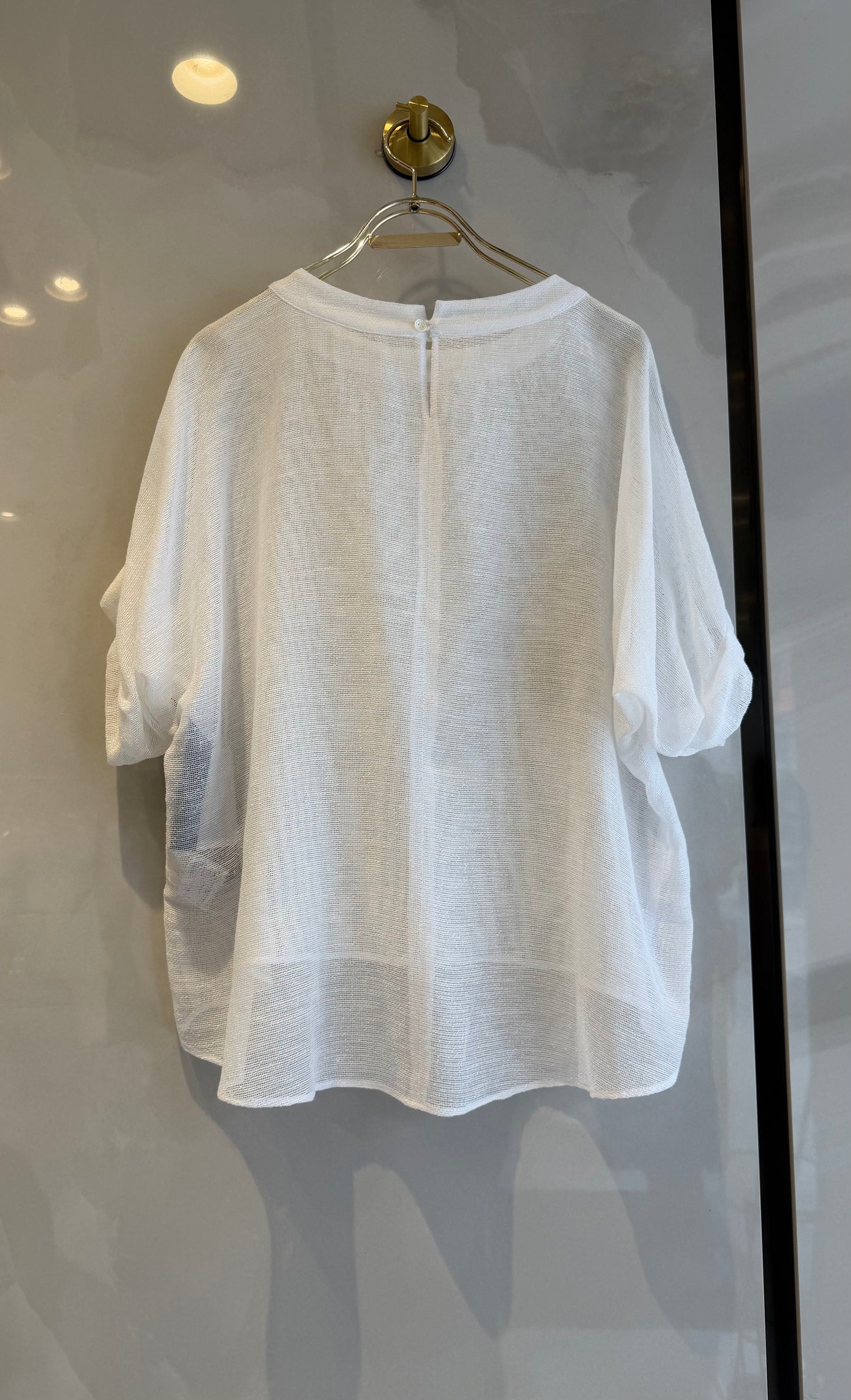 ［BLVE FRONCE］肩ラインのメッシュTシャツ