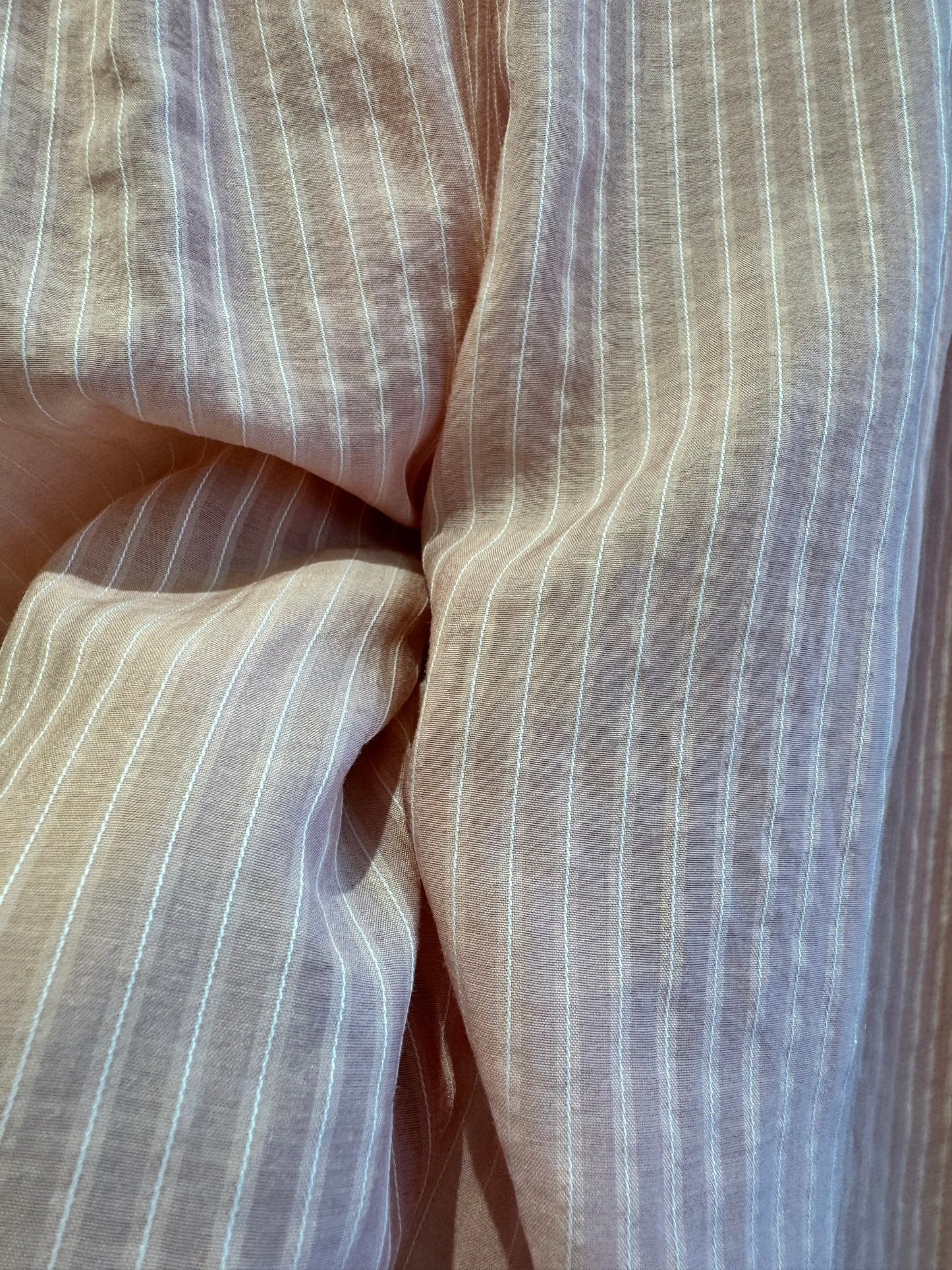 ストライプロングシャツ