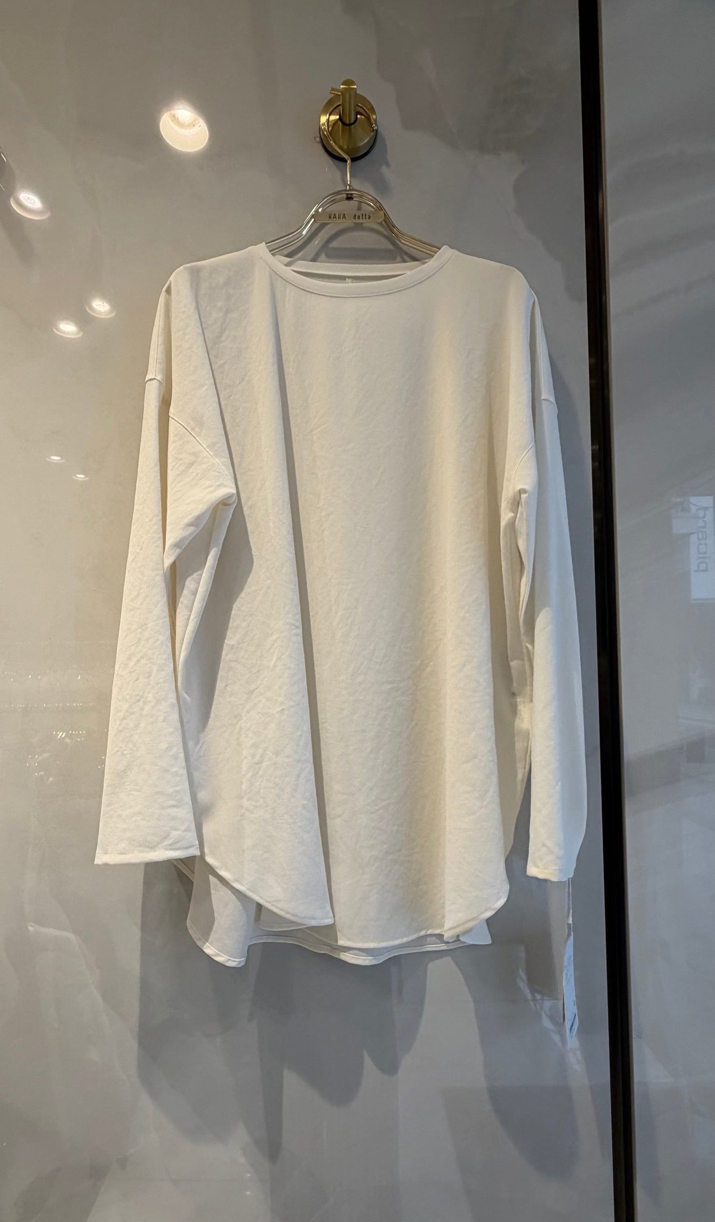 ［a/a］ノルディス生地ロングTシャツ