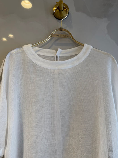［BLVE FRONCE］肩ラインのメッシュTシャツ