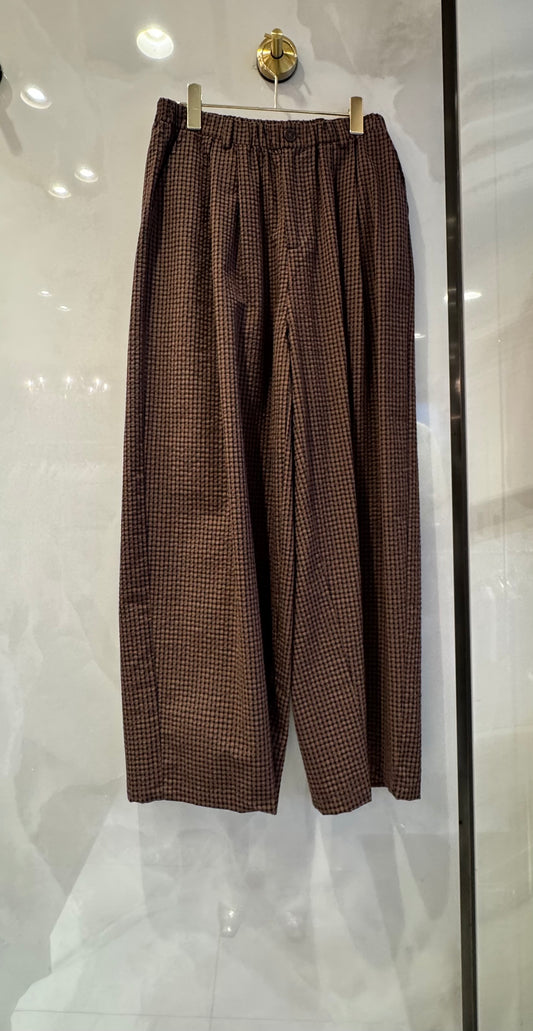 Dignite Collier ギンガムチェック柄パンツ［セットアップ可能］