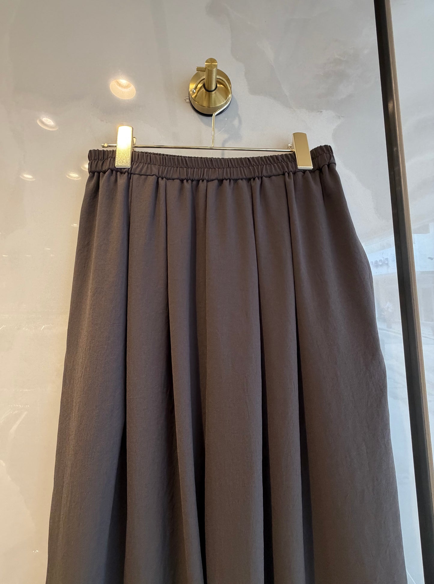 ［HAHA datte］レース付きワイドパンツ