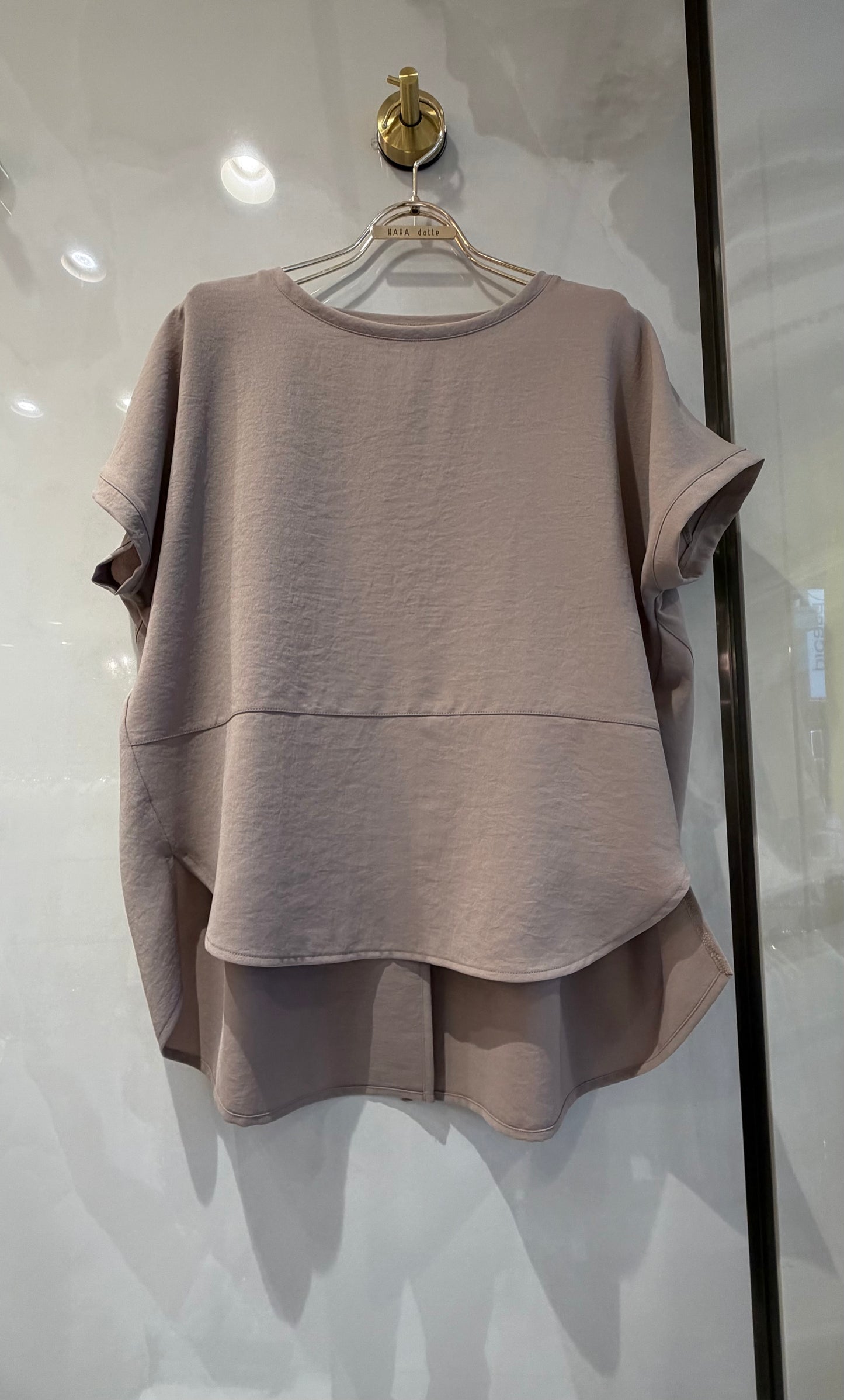 ［Digngte collier］裾切り替えTシャツブラウス