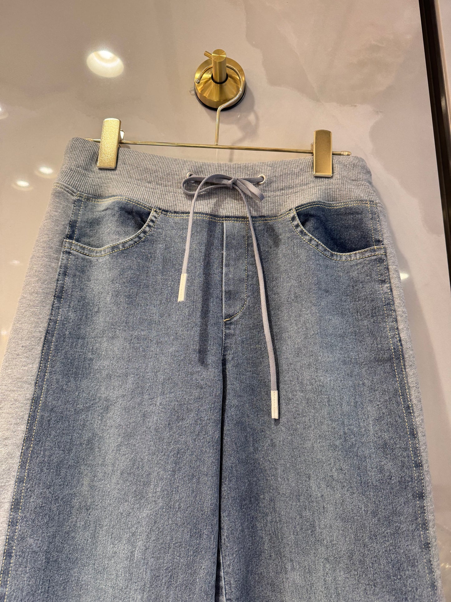 ［BLVE FRONCE］サイドラインワイドデニム