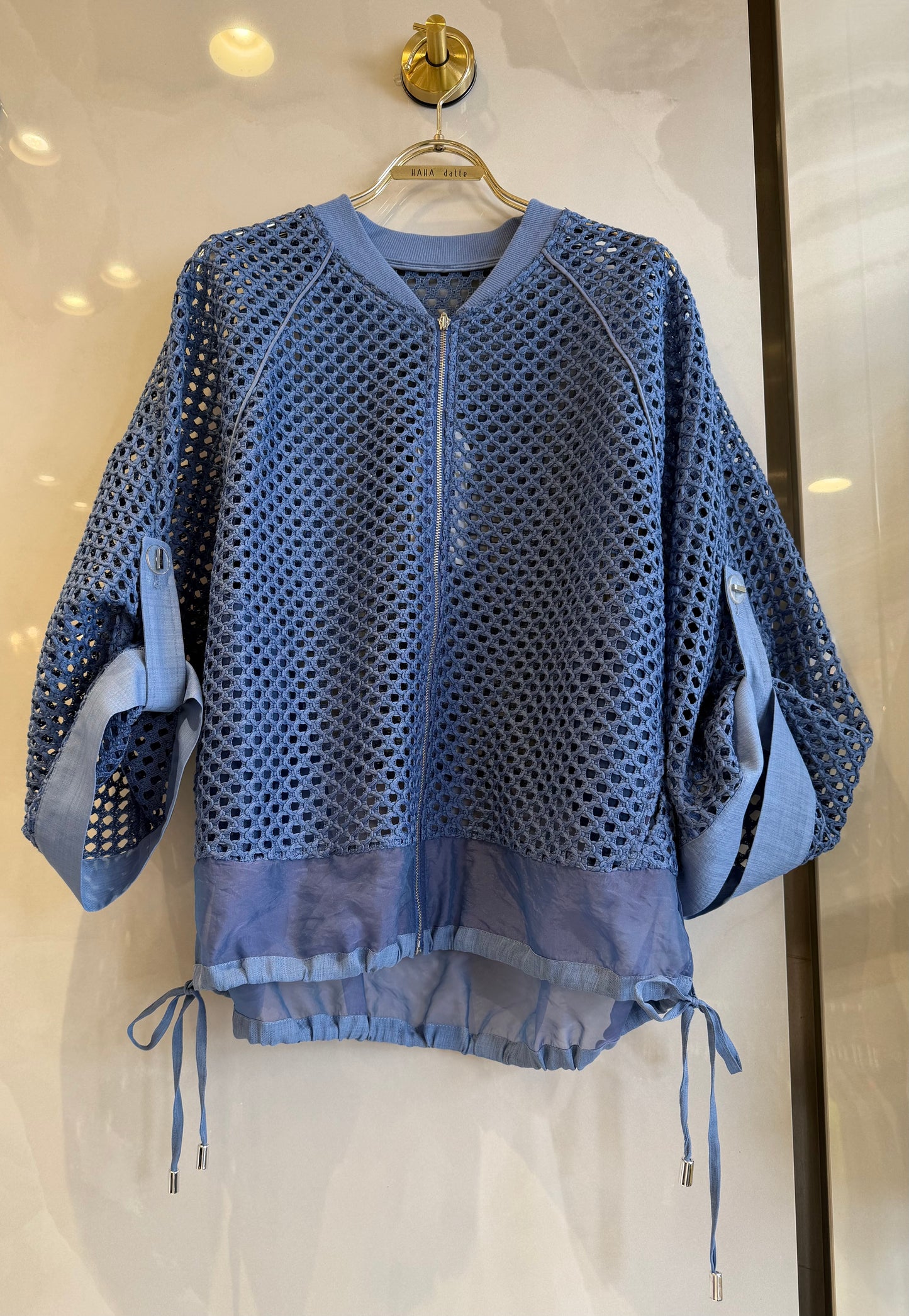 ［Lallia Mu］フィッシュネットブルゾン