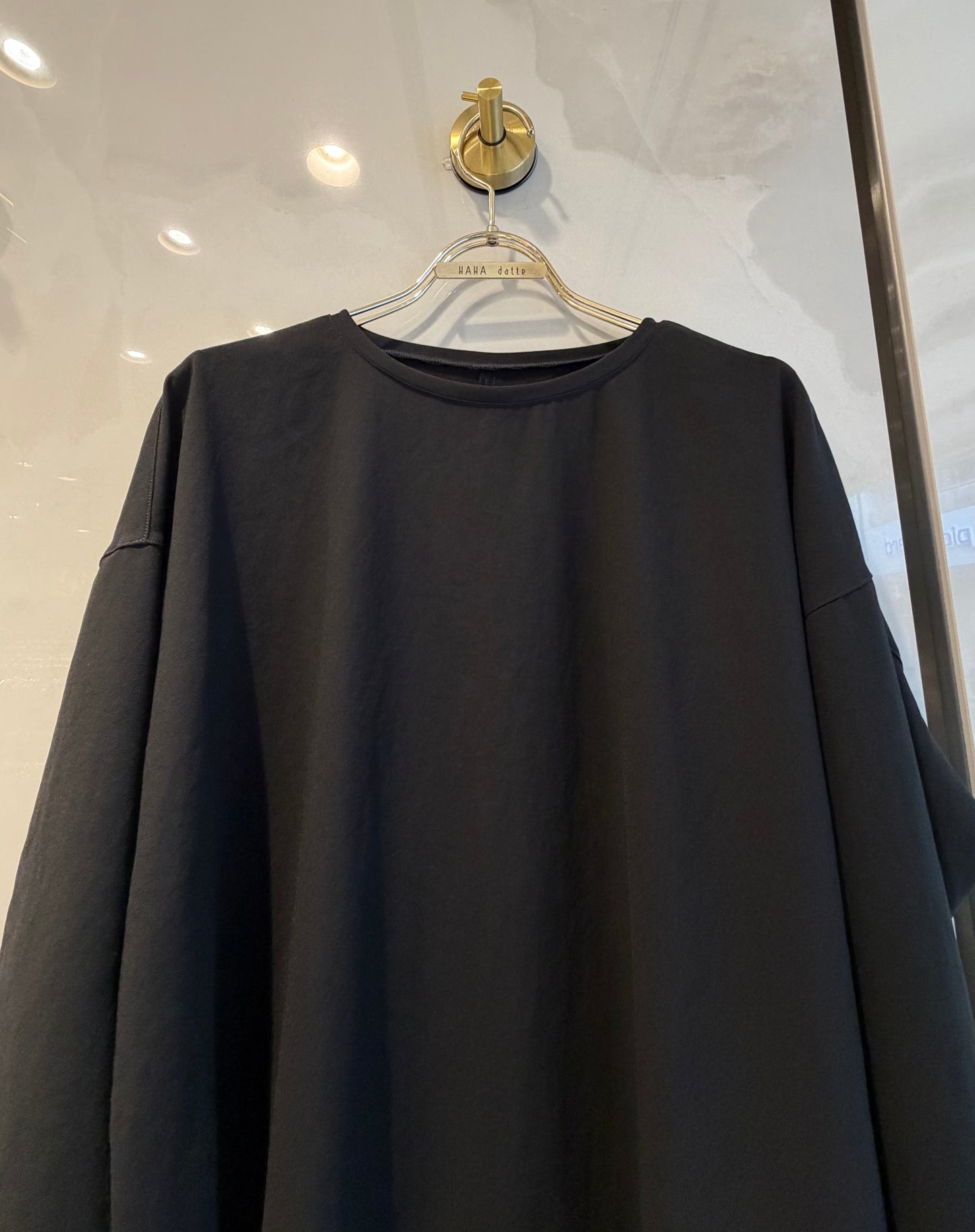 ［a/a］ノルディス生地ロングTシャツ