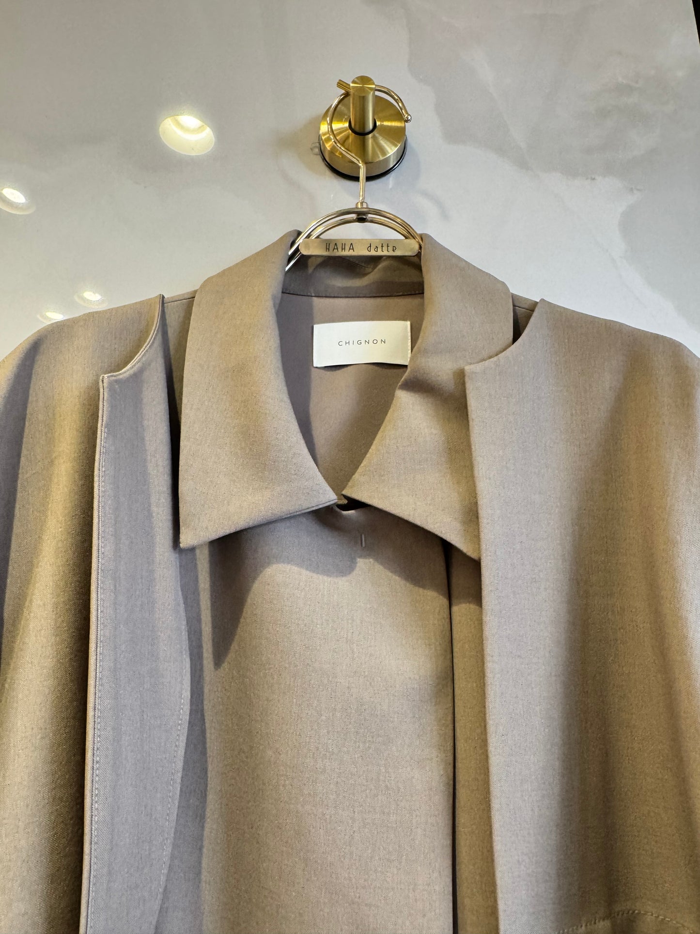 2wayレイヤートレンチコート