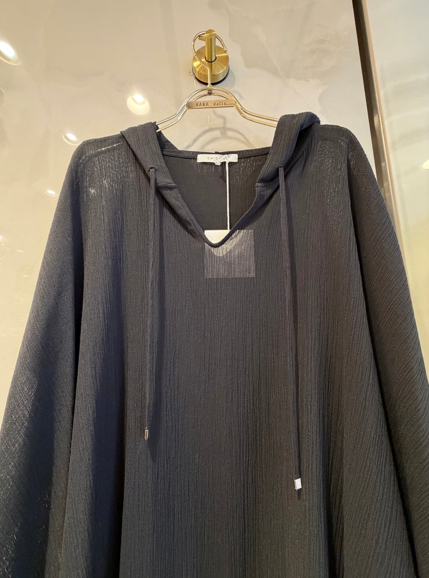 シアーメッシュポンチョ