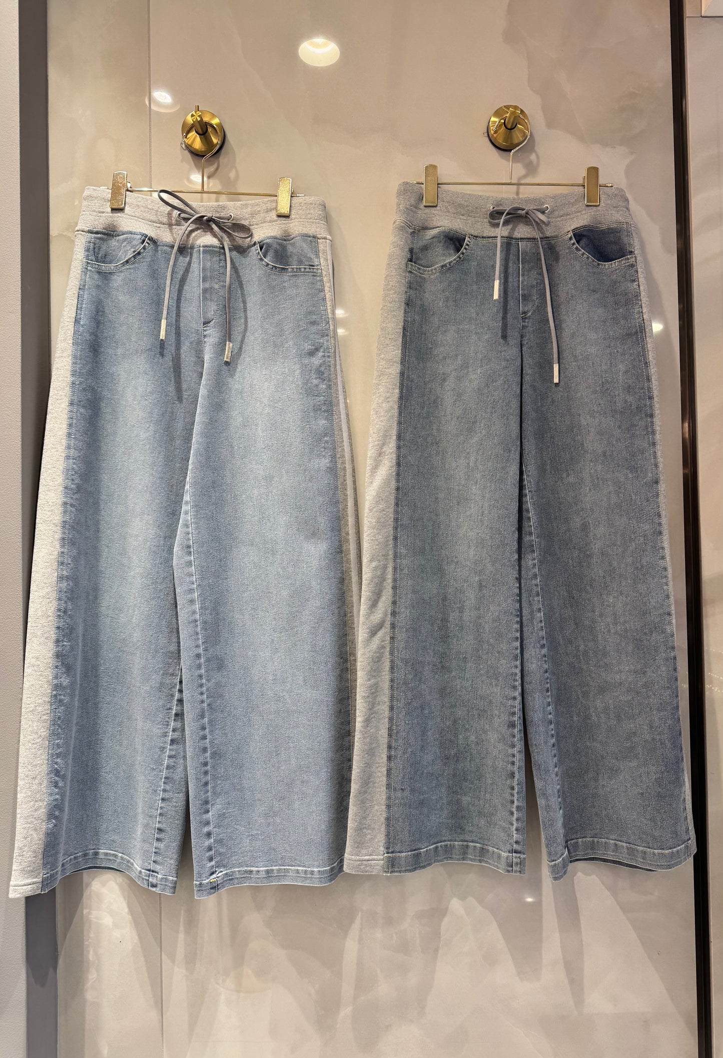 ［BLVE FRONCE］サイドラインワイドデニム