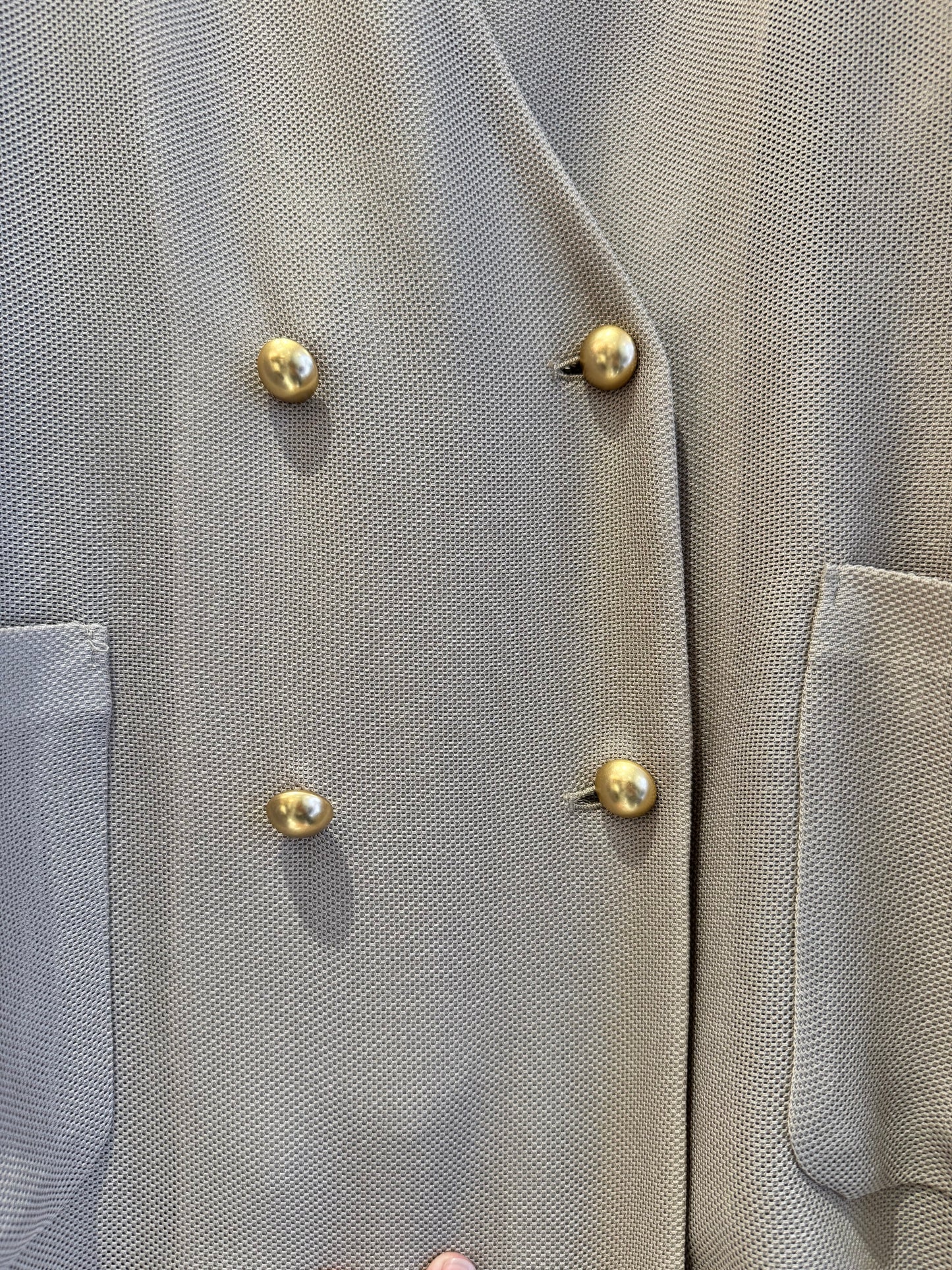 ［Dignite collier ］メッシュノーカラージャケット