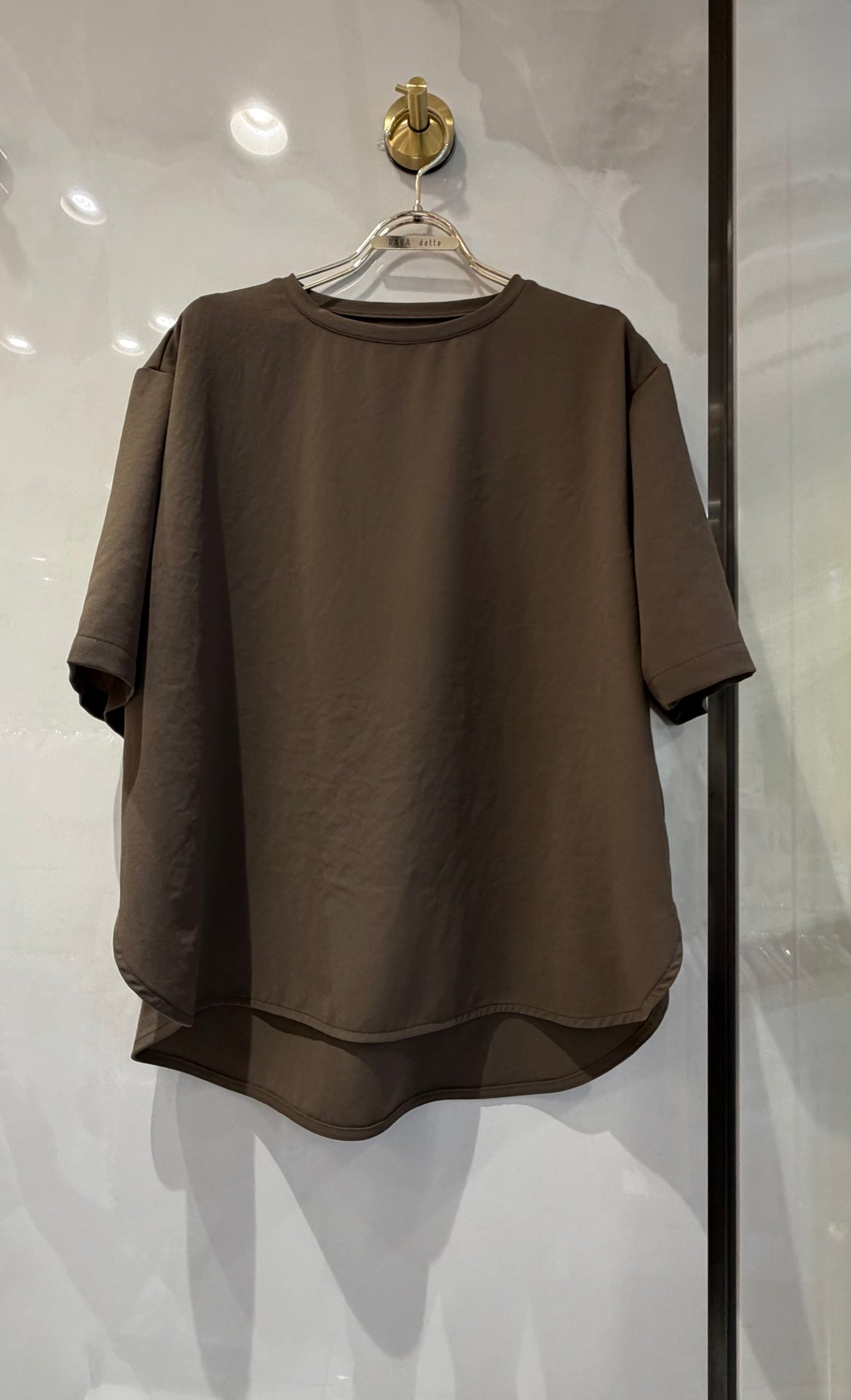 ［a/a ante aciem］ノルディック生地シンプルTシャツ