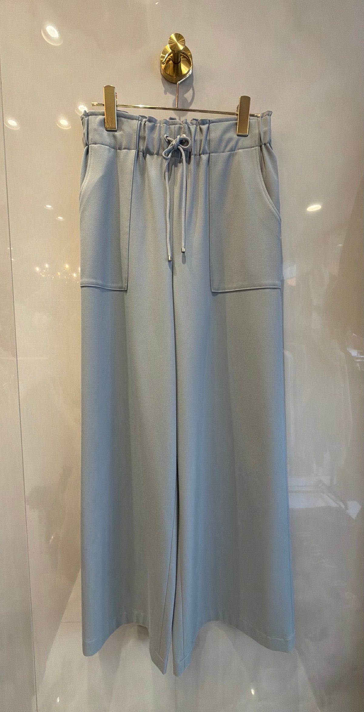 ［BLUE FRONCE］ビッグポケット ドロストワイドパンツ