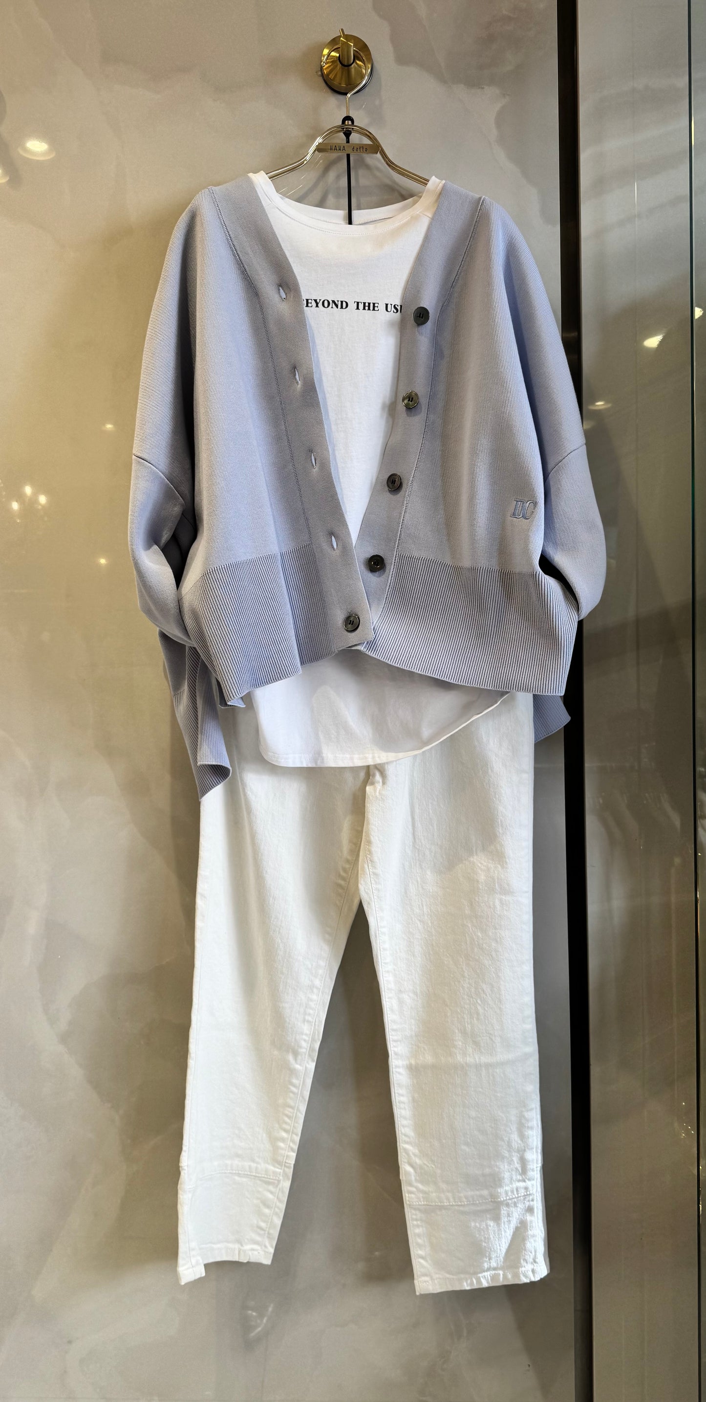 ［Dignite Collier］ボックスシルエットオーバーカーディガン