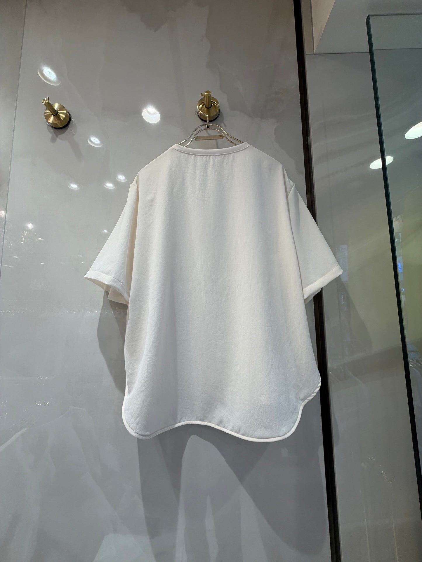 ［a/a ante aciem］ノルディック生地シンプルTシャツ