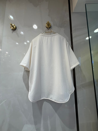 ［a/a ante aciem］ノルディック生地シンプルTシャツ