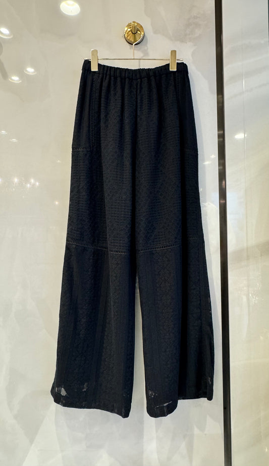 レース素材パンツ［セットアップ可能」