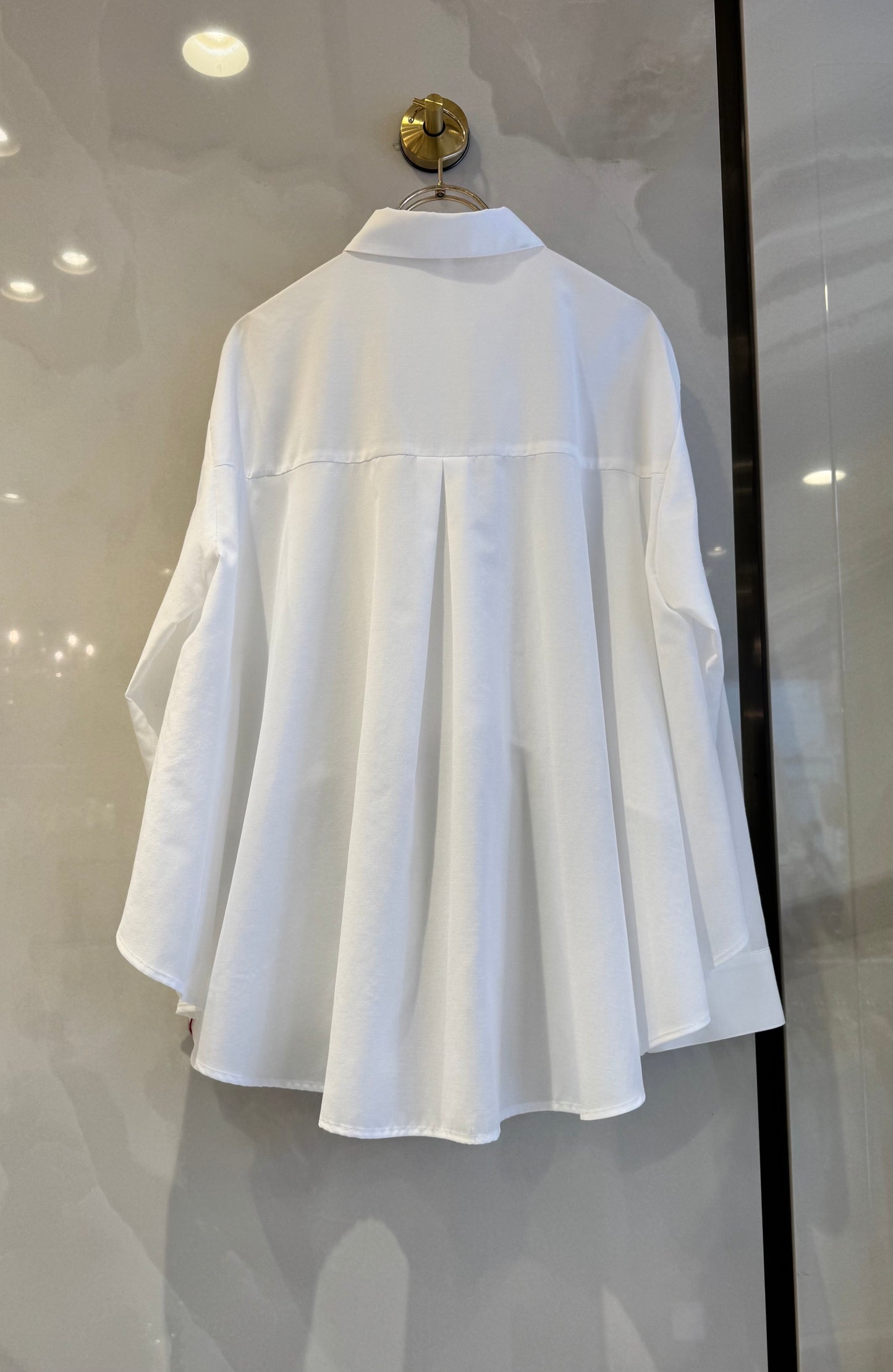 フロント短丈シャツ