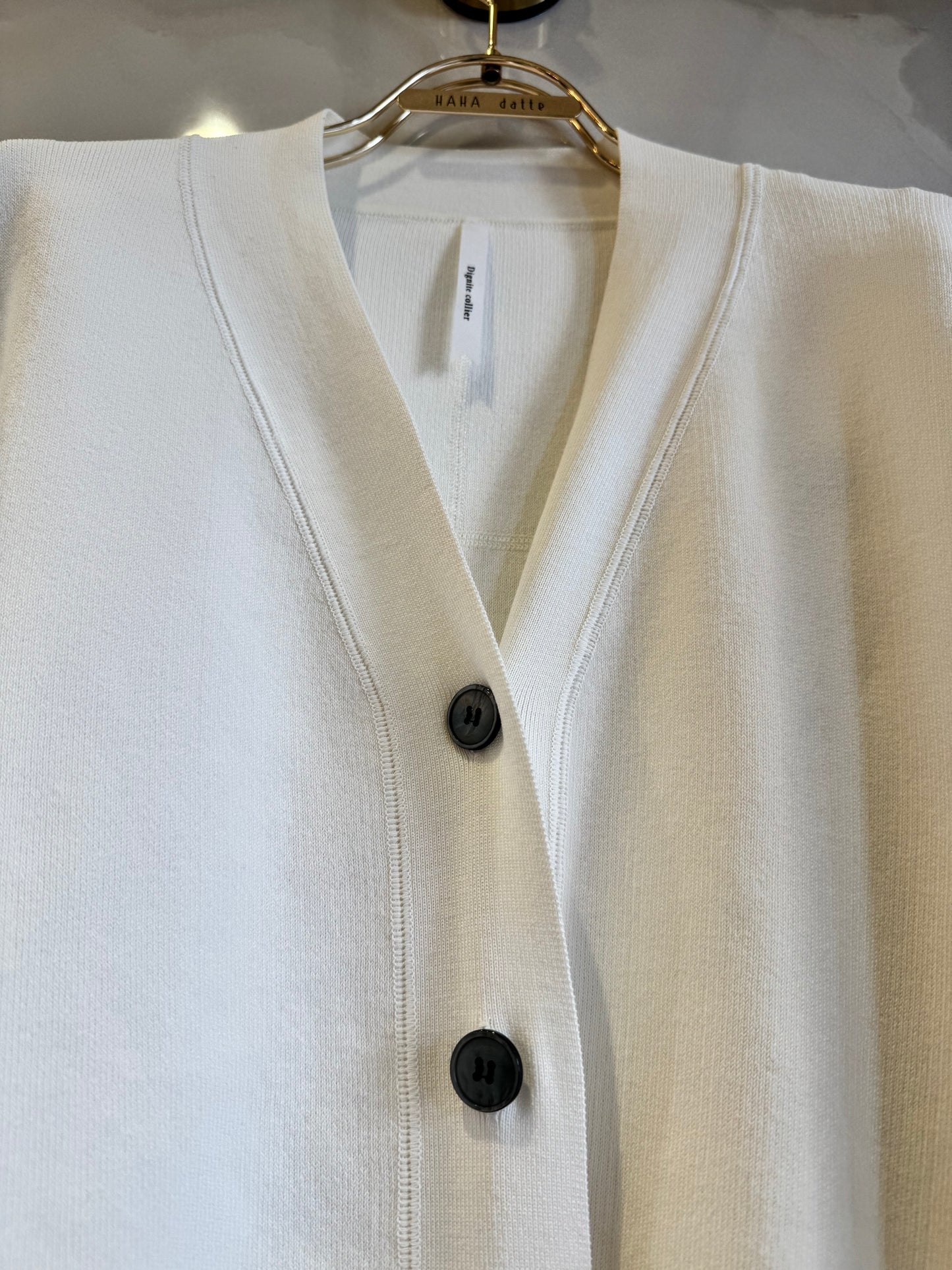 ［Dignite Collier］ボックスシルエットオーバーカーディガン