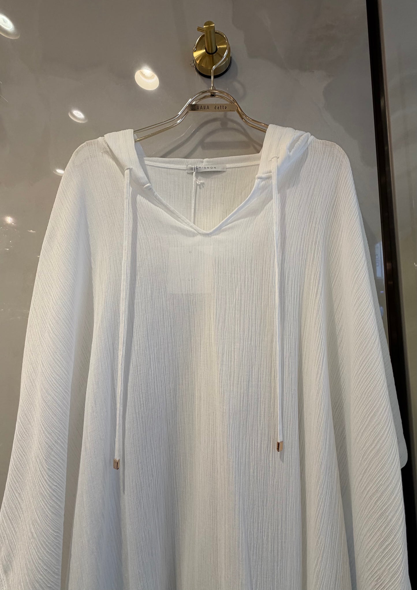 シアーメッシュポンチョ