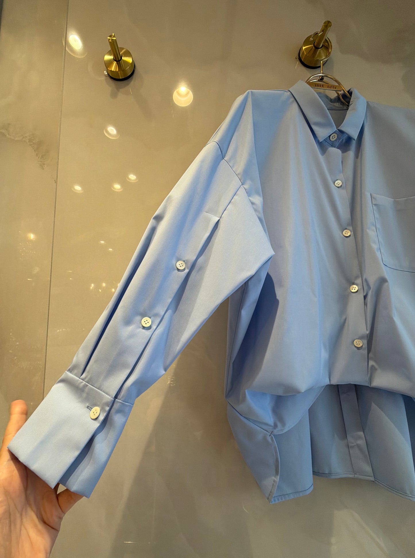 ［BLVE FRONCE］バックタック デザインシャツ