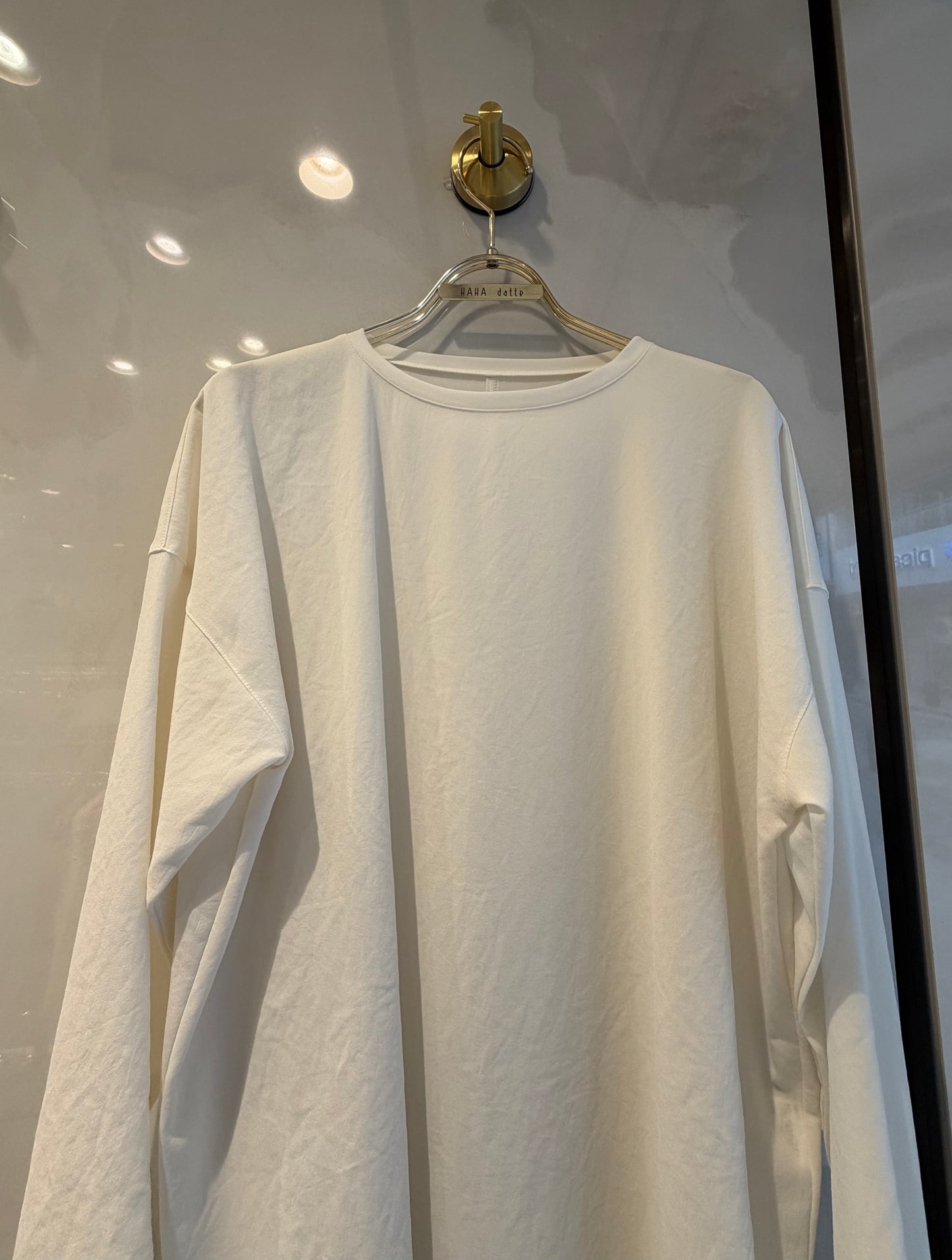［a/a］ノルディス生地ロングTシャツ