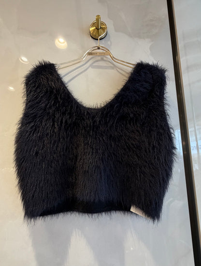 ［Dignite collier］シャギーベスト
