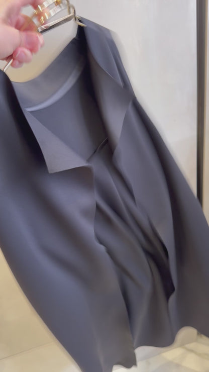 ［BLVE FRONCE］オチ感のキレイなロングジレ